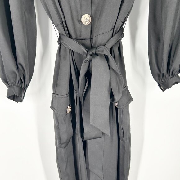 NWT Bronx and Banco Gigi Coffee Jumpsuit in Black - Picture 6 of 12